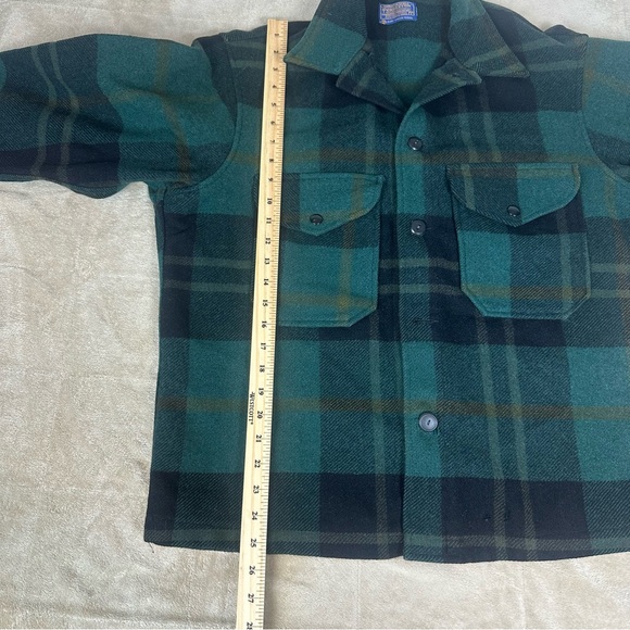 VTG 1950-60s Pure Virgin Wool Pendleton Plaid Coat No Sz Tag See Pics *flaws - Picture 4 of 9